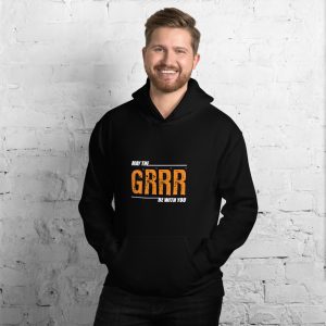 GRRR TRAVELER Unisex Soft Hoodie - Black, M