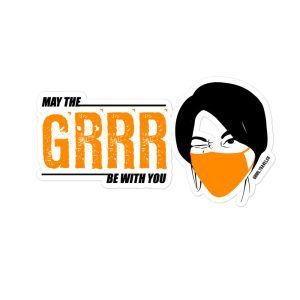 Bubble-free stickers GRRRLTRAVELER